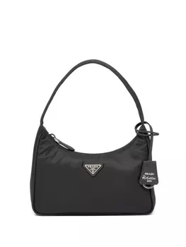 Мини-сумка Prada с логотипом, черный