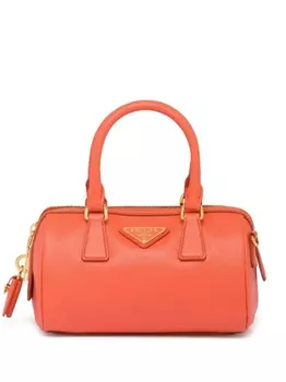 Prada мини-сумка с логотипом, оранжевый