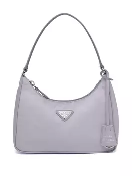 Мини-сумка Prada с логотипом, розовый