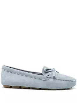 Prada мокасины с логотипом, синий