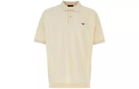 Футболка-поло мужская Prada, бежевый