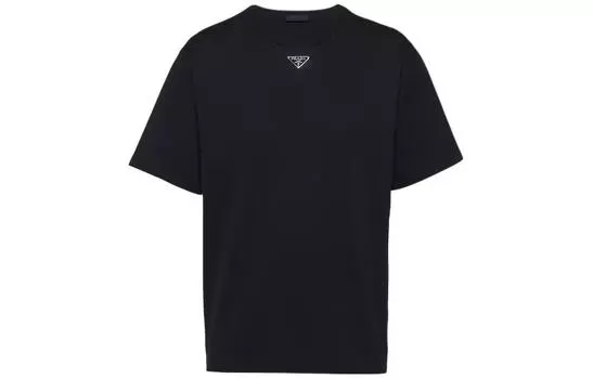 Футболка мужская Prada хлопковая, черный