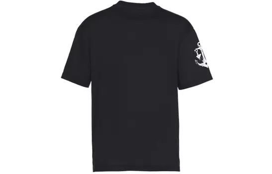 Футболка мужская Prada с принтом якоря, черный