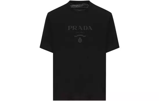 Футболка мужская Prada Logo Printed, черный