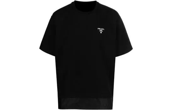 PRADA Мужская футболка, цвет Black