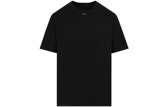 Футболка мужская Prada прямого кроя, черный