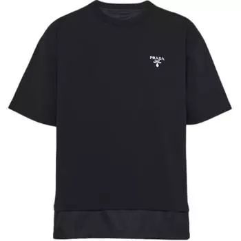 PRADA Мужская футболка, цвет Black