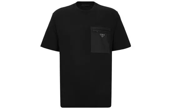 Футболка мужская Prada с карманом, черный