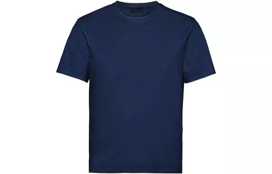 Футболка мужская Prada Logo-embroidered, синий