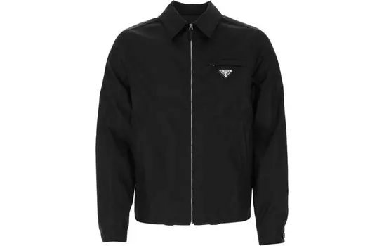 Куртка мужская Prada Triangle Logo, черный