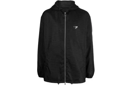 Куртка мужская Prada с узором, черный