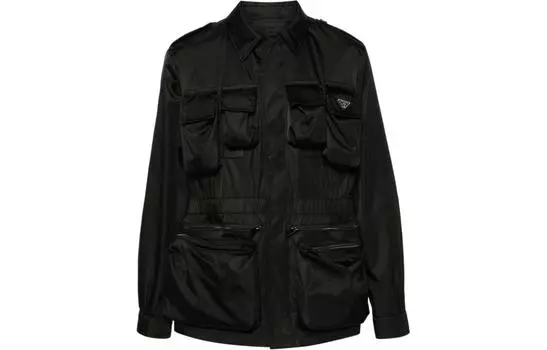 Куртка мужская Prada с внешними карманами, черный