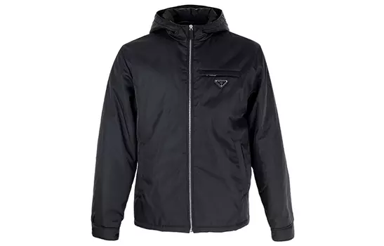 Куртка мужская Prada с логотипом на кармане, черный