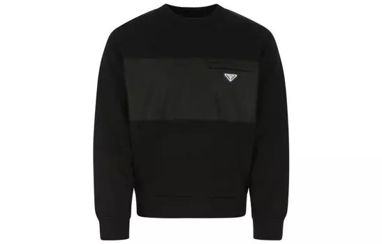 PRADA Мужская толстовка, цвет Black