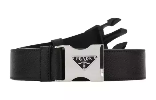 PRADA Мужские кожаные ремни, black