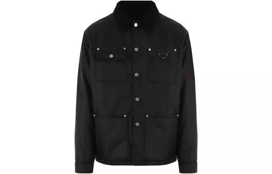 PRADA Мужские куртки, цвет Black