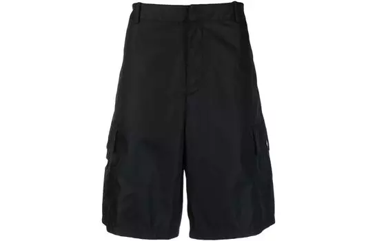 Шорты мужские Prada с карманами, черный