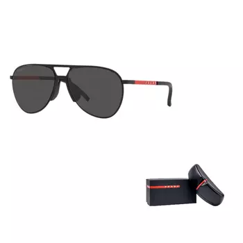 Солнцезащитные очки мужские Prada, черный / красный