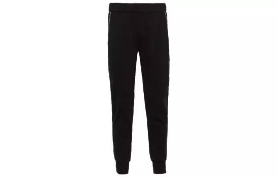 PRADA Мужские трикотажные спортивные штаны, цвет Black