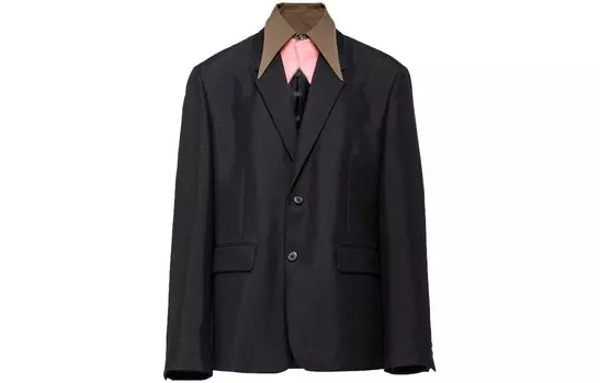 PRADA Мужской деловой костюм, цвет Blue