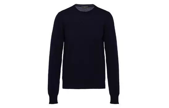 PRADA Мужской кашемировый свитер, цвет Blue