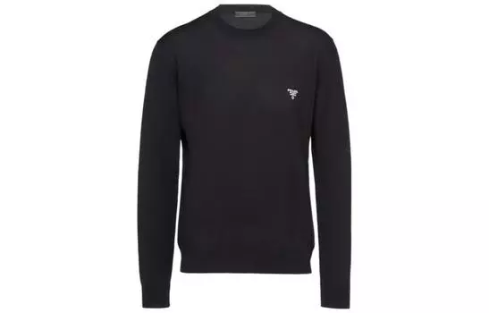 Свитер мужской Prada приталенный, черный