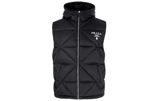 Жилет мужской Prada, черный / белый