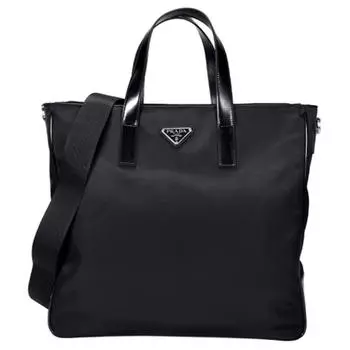 PRADA Нейлоновая сумка через плечо, мужская, черная