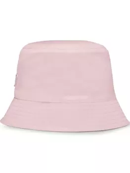 Prada панама с логотипом, розовый