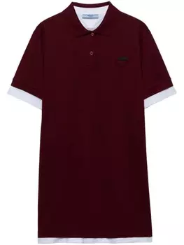 Prada платье из хлопкового джерси, красный