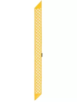 Prada платок с принтом, желтый