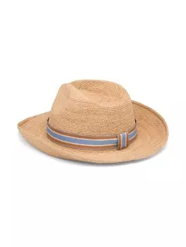 Prada плетеная шляпа, нейтральный цвет