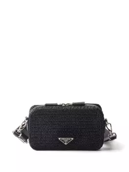 Prada плетеная сумка Prada Brique, черный