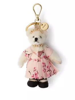 Prada подвеска для сумки, белый