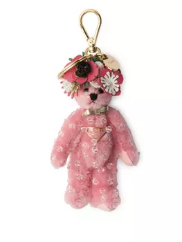 Prada подвеска для сумки, розовый