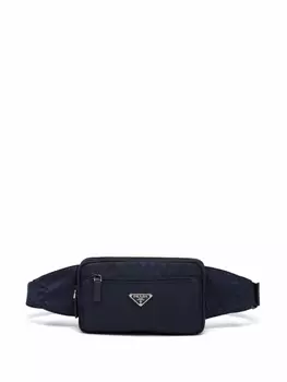 Prada поясная сумка с логотипом, синий