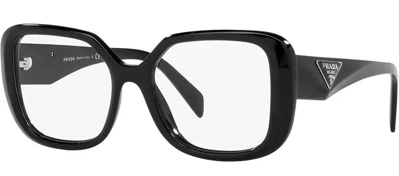 Prada PR 10ZV 1AB1O1 51 мм женские квадратные очки 51 мм, черный
