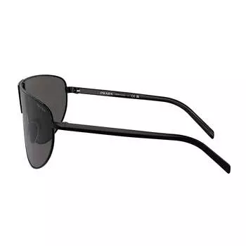 Prada PR 69ZS 1AB5S0 Солнцезащитные очки унисекс с щитком, черный