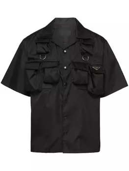 Prada рубашка карго, черный