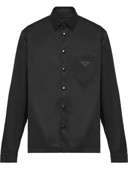 Prada рубашка на кнопках, черный