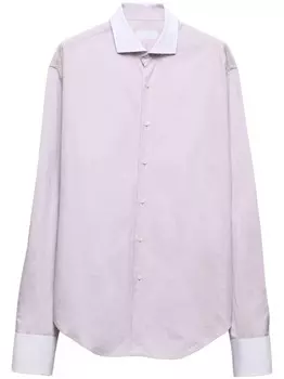 Prada рубашка на пуговицах, фиолетовый