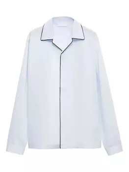 Prada рубашка на пуговицах, синий