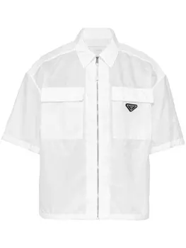 Prada рубашка Re-Nylon, белый