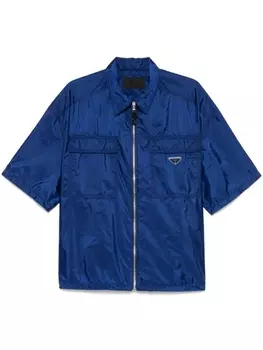 Prada рубашка Re-Nylon, синий