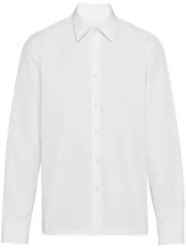 Prada рубашка с длинными рукавами, белый