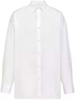 Prada рубашка с длинными рукавами, белый