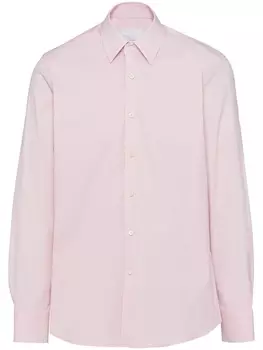 Prada рубашка с длинными рукавами, розовый