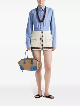 Prada рубашка с длинными рукавами, синий