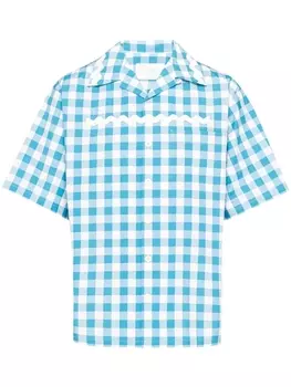 Prada рубашка с короткими рукавами, белый