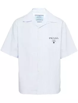 Prada рубашка в полоску, белый